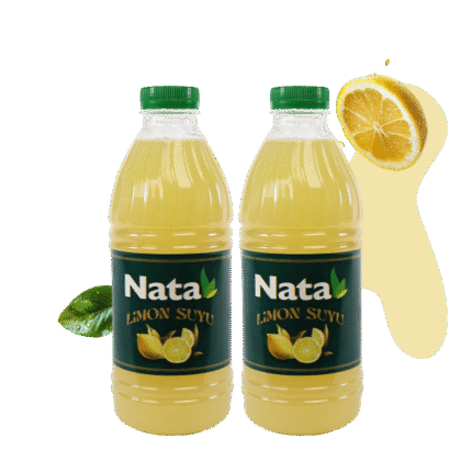 NATA Sıkma Limon Suyu 1Litre 2’li Paket
